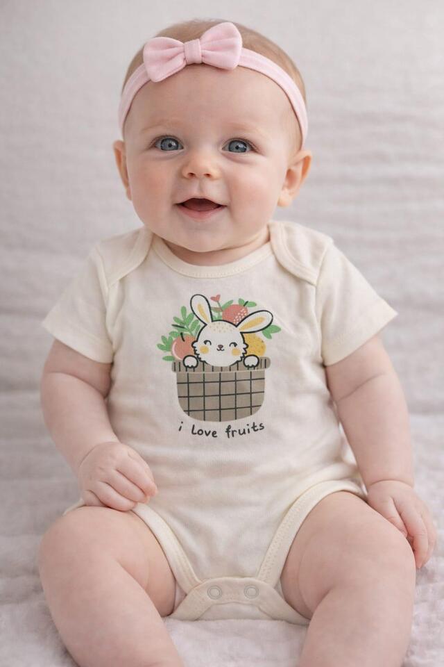 My Cutest Flower's Kısa Kollu Zıbın